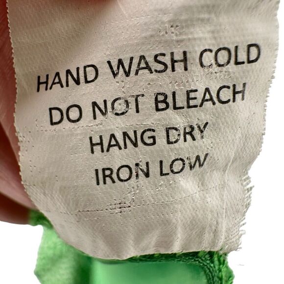 Sienna Sky Dress Faux Wrap Green Ditsy Floral Flutter Sleeve V Neck Midi Size S - Picture 12 of 12